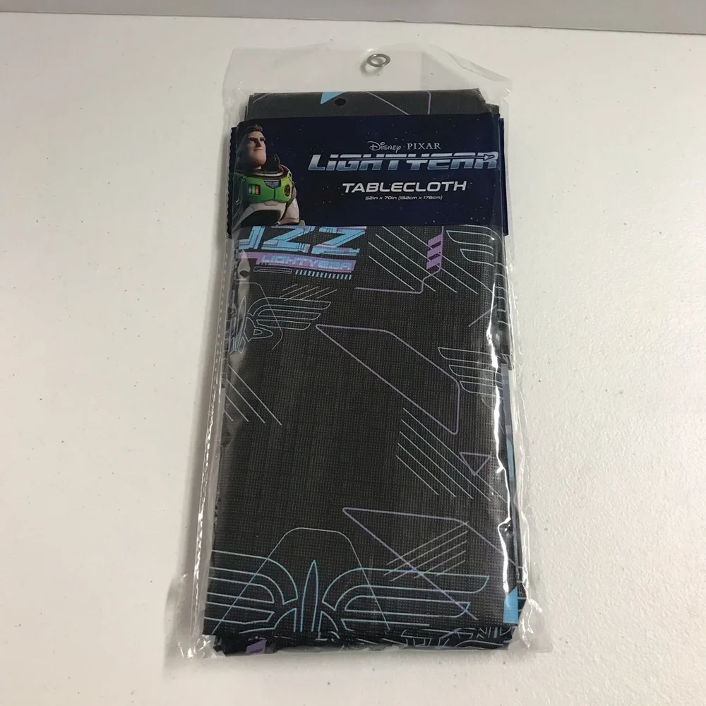 Disney Pixar Lightyear Black Tablecloth -K